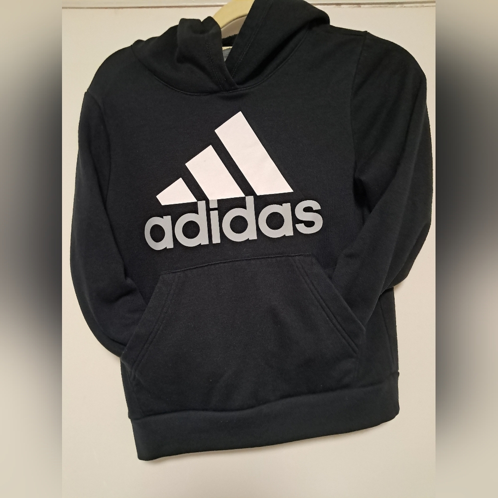 Child's Adidas hoodie. Black. Size 8